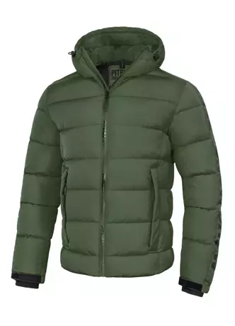 Kurtka zimowa męska Pit Bull Airway 4 Hooded Jacket zielona