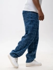 Spodnie męskie Jeans Baggy Jigga Wear Mini Laser niebieskie