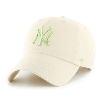 Czapka z daszkiem 47 Brand New York Yankees Natural Clean Up zielono/kremowa