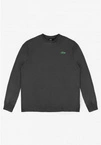 Koszulka longsleeve męski Prosto Coolt grafitowa czarna