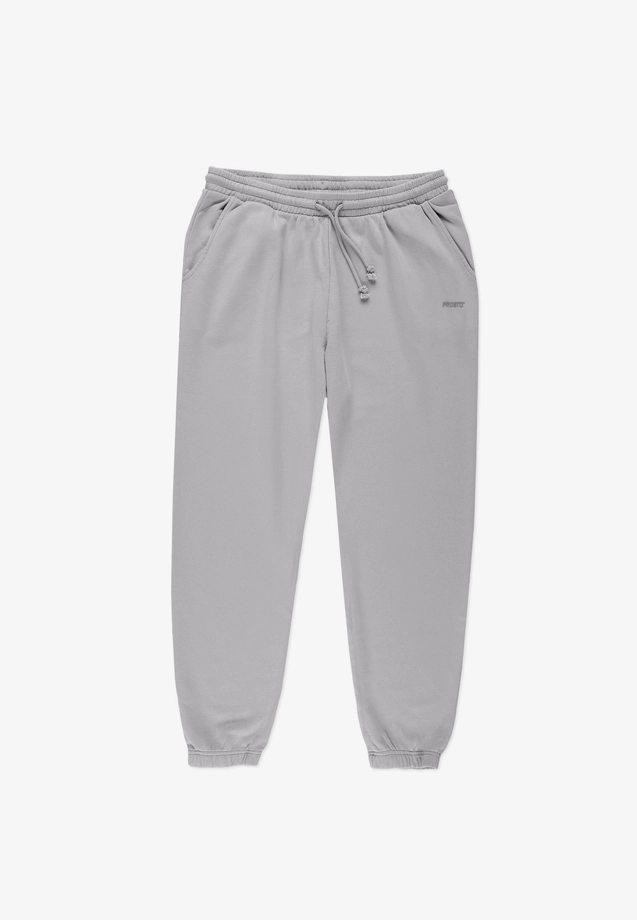 Spodnie dresowe męskie Prosto Big Log szare