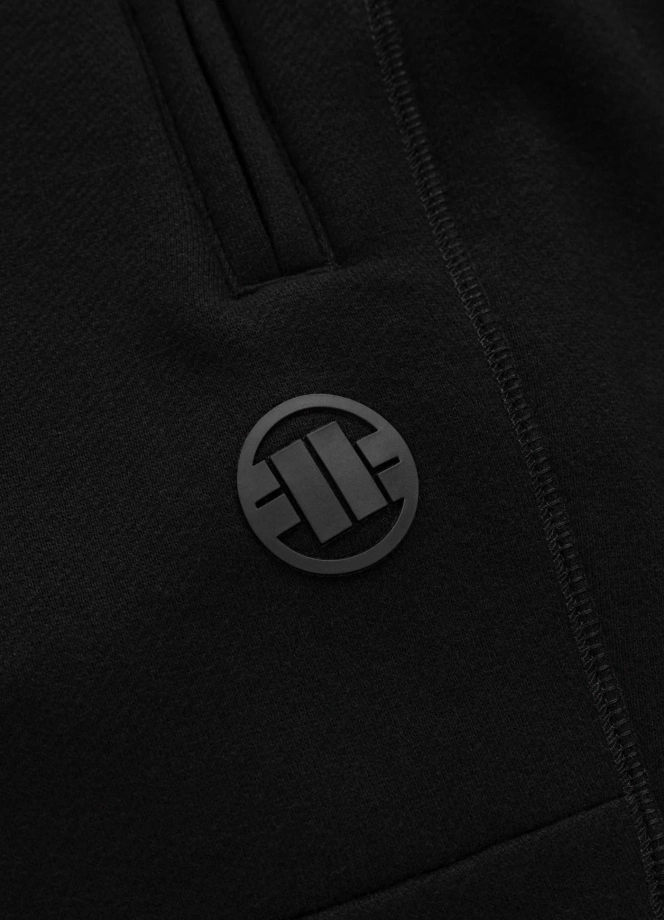 Spodnie męskie dresowe Pit Bull Small Logo HD czarne