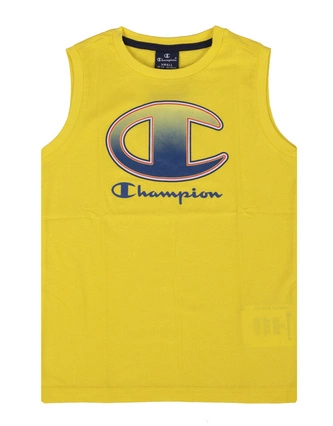 Koszulka tank-top dziecięcy Champion C yellow