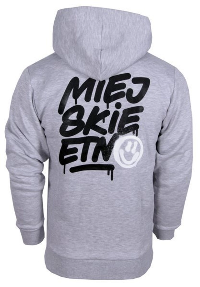 Bluza rozpinana El Polako Zip Miejski Tag grey