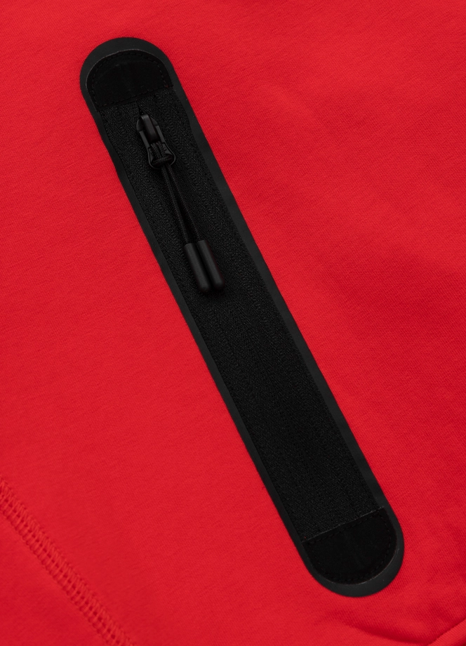 Komplet dresowy męski Pitbull Pit Bull Dogwood czerwony