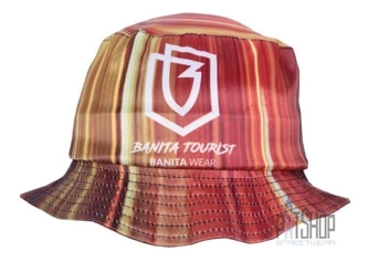 Kapelusz Bucket Hat Banita Wear Tourist brown/red