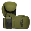 Rękawice bokserskie Octagon Matt khaki zielone