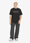 Koszulka męska t-shirt oversize Prosto Big Log Washed czarna
