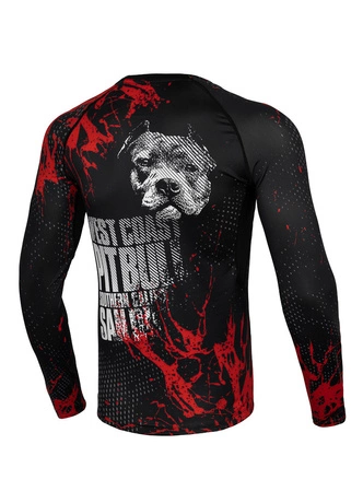 Koszulka rashguard Pit Bull Pitbull Longsleeve Blood Dog II 24 czarna