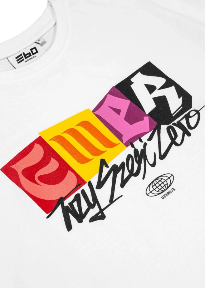 Koszulka t-shirt męski 360 CLTH Emer biały