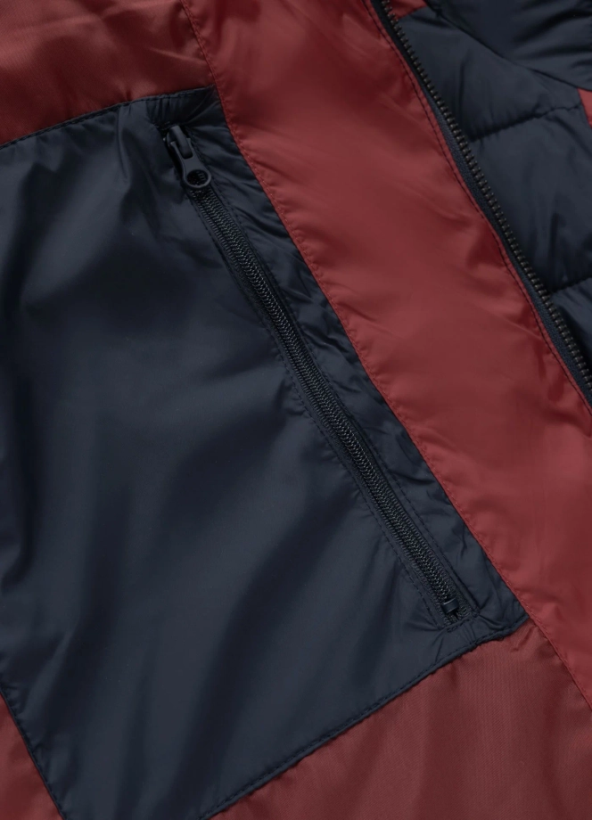 Kurtka zimowa męska Pit Bull Rubio granatowa/czerwona