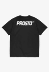 Koszulka męska t-shirt oversize Prosto Big Log Infinity czarna