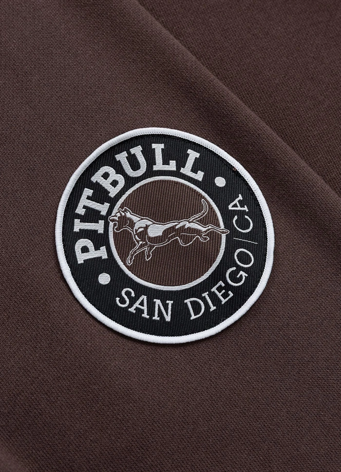 Bluza męska bez kaptura Pit Bull Norton brązowa