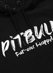 Bluza damska z kapturem oversize Pit Bull Puppy 2 czarna