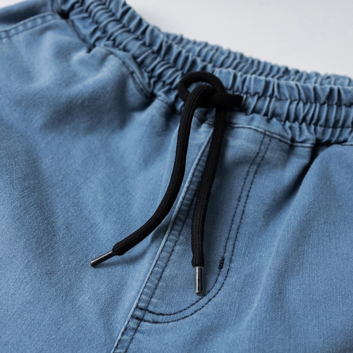 Spodnie męskie jogger jeans Chada Proceder Kastet Logo jasno niebieskie