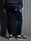 Spodnie męskie Jeans Jogger Jigga Wear Crown granatowe
