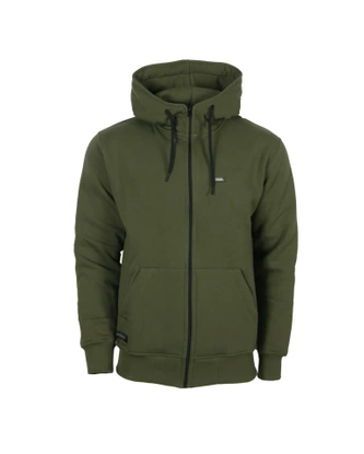 Bluza męska z kapturem rozpinana Elade Zip hoodie zielona