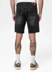 Spodenki szorty jeans męskie Pitbull Wash Bayside czarne