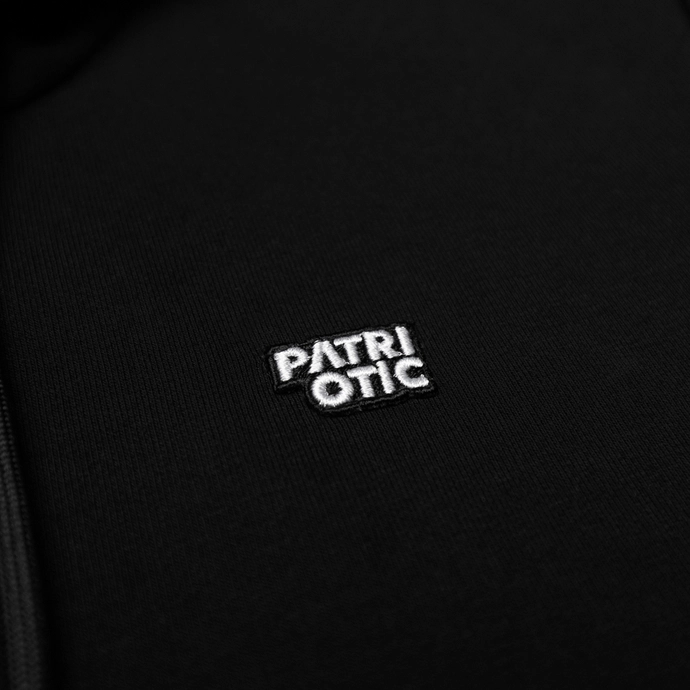 Bluza męska z kapturem Zip Patriotic CLS Mini App hooded czarna