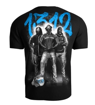 Koszulka męska T-shirt Public Enemy 1.3.1.2 black/blue czarna