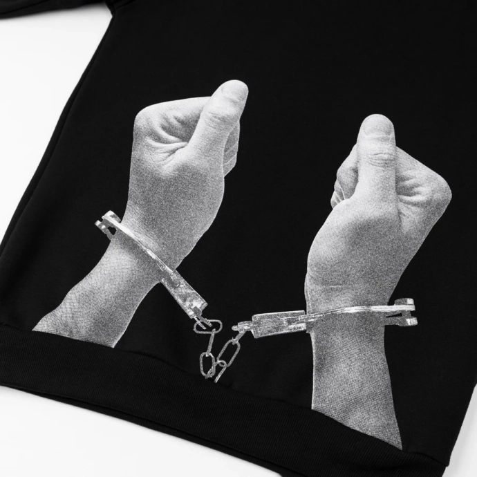 Bluza klasyczna męska Chada Proceder Handcuff DS czarna