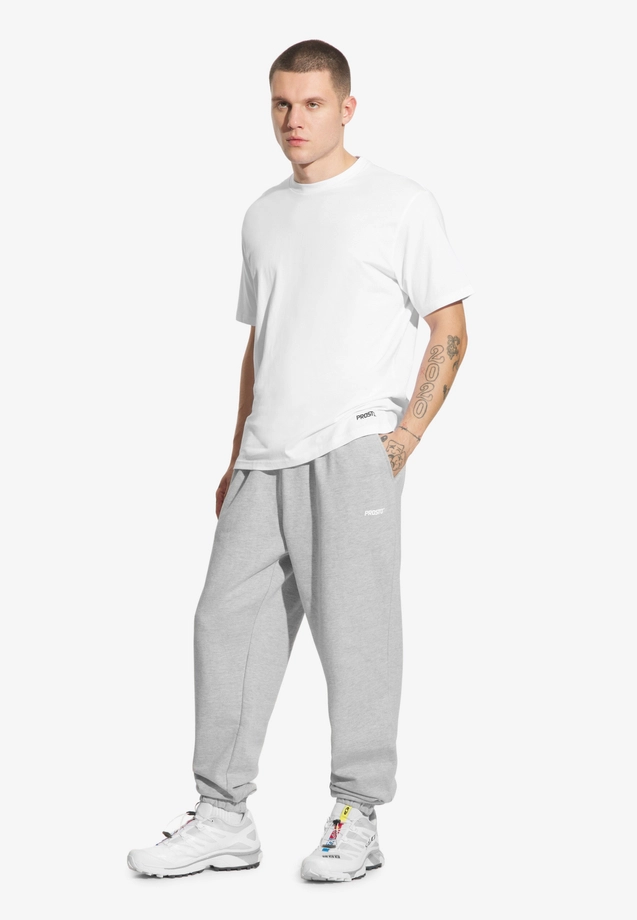 Spodnie dresowe męskie Prosto Infinity szare