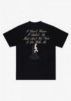 Koszulka męska t-shirt oversize Prosto Pray czarna