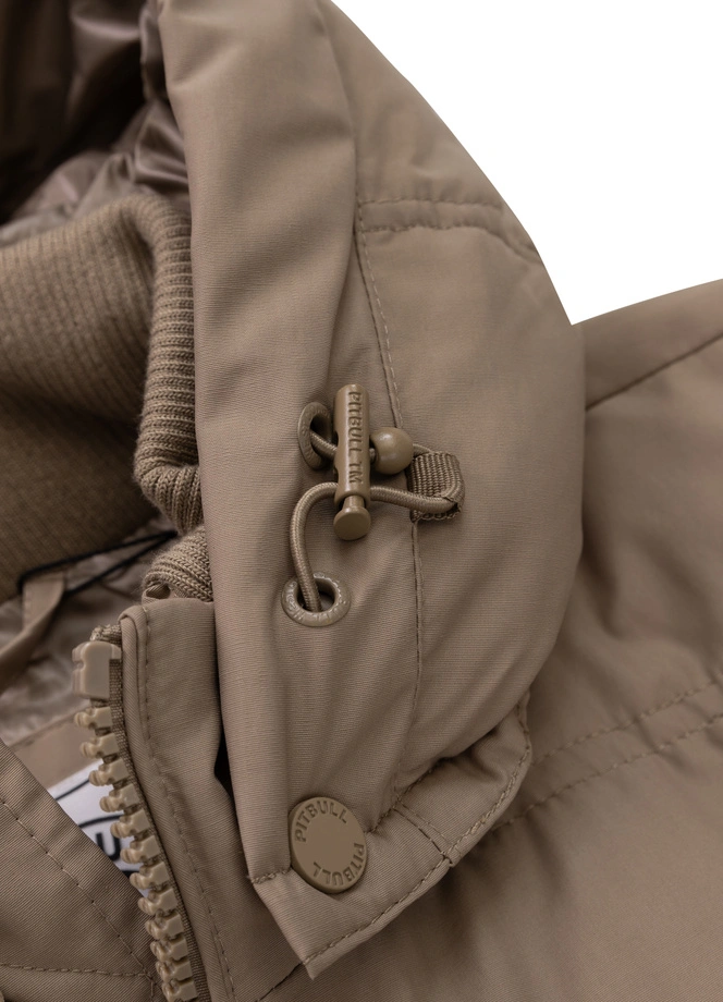 Kurtka zimowa męska Pit Bull Duncan Hooded Jacket beżowa