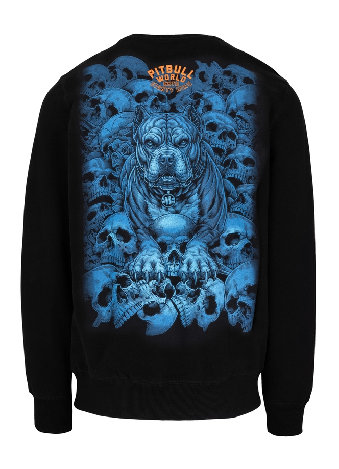 Bluza męska bez kaptura Pit Bull Guardian Angel czarna