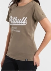 Koszulka damska T-shirt Pit Bull Angel Logo coyote brązowa