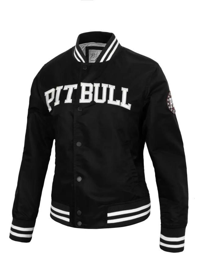 Kurtka damska wiosenna Pit Bull Tequila 3 baseball jacket 25 czarna