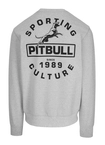 Bluza męska bez kaptura Pitbull Pit Bull Physical Culture szara