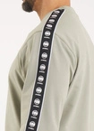 Bluza męska bez kaptura Pitbull Pit Bull Tape Nugget dusty salvia