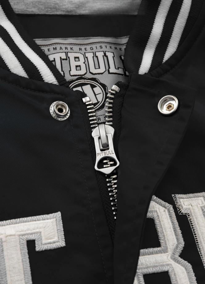 Kurtka męska przejściowa wiosenna Pit Bull Tyrian 2 Varsity Jacket 25 czarna