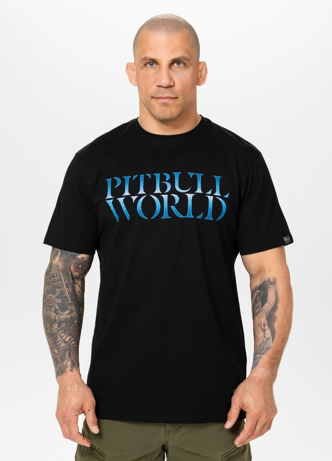 Koszulka męska T-Shirt Pit Bull Pitbull World czarna