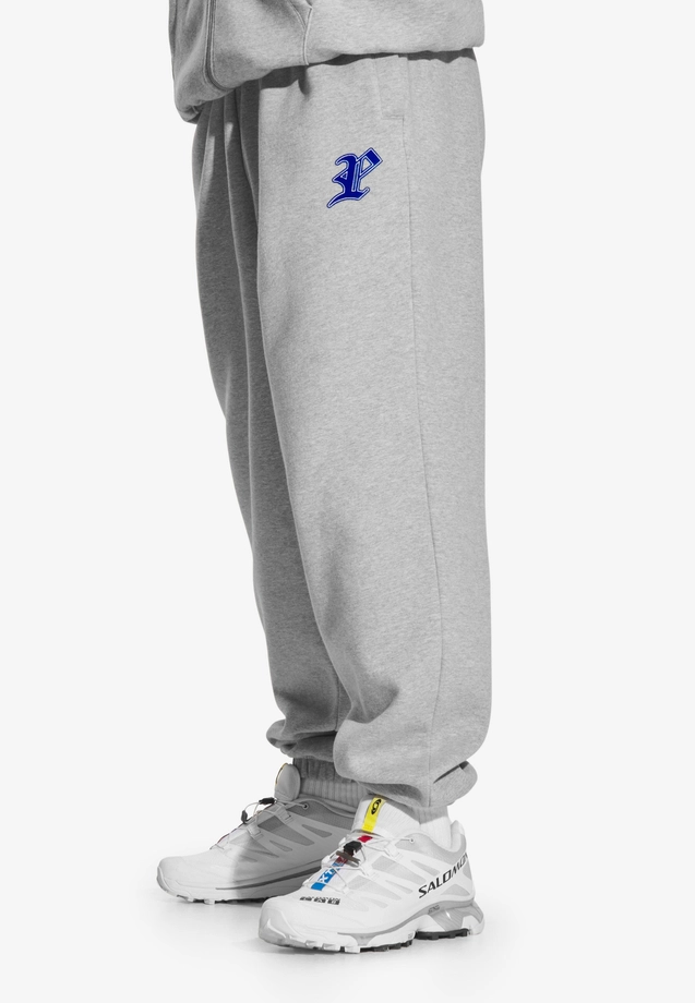 Spodnie dresowe męskie Prosto Ghotic P szare