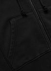 Bluza damska z kapturem ZIP Pitbull Washed Lovia ciemno grafitowa