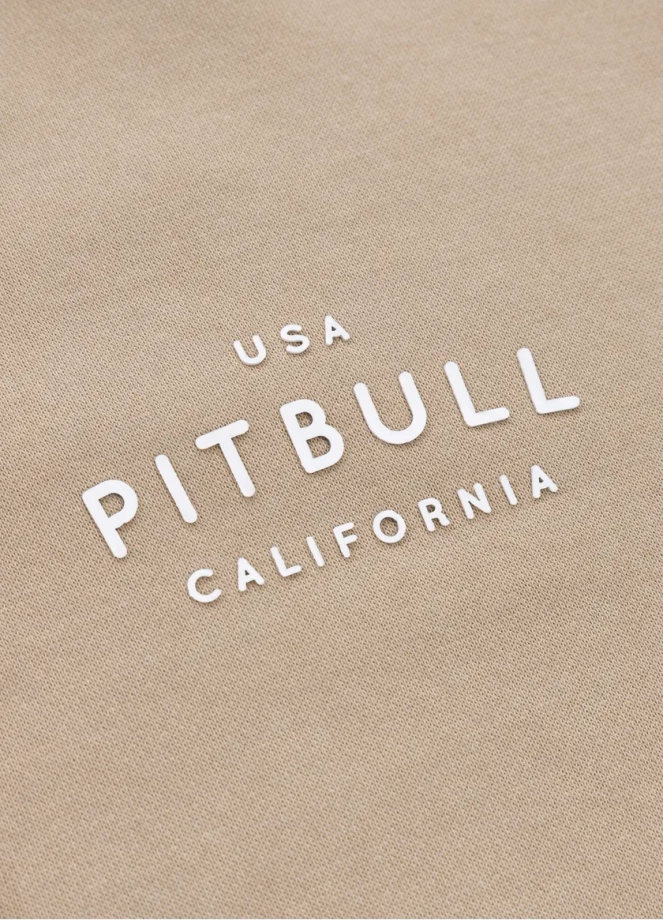 Bluza damska Pit Bull Manzanita Pitbull hooded zip beżowa