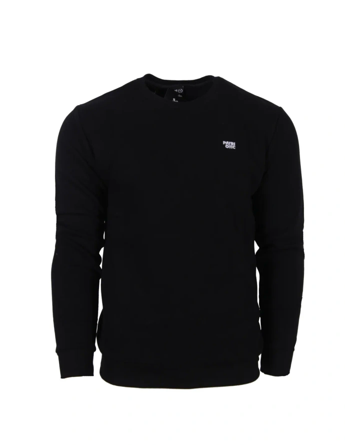 Bluza męska klasyczna Patriotic CLS Mini App crewneck czarna