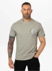 Koszulka męska T-Shirt Pit Bull Pitbull Planet Surf szara oliwkowa