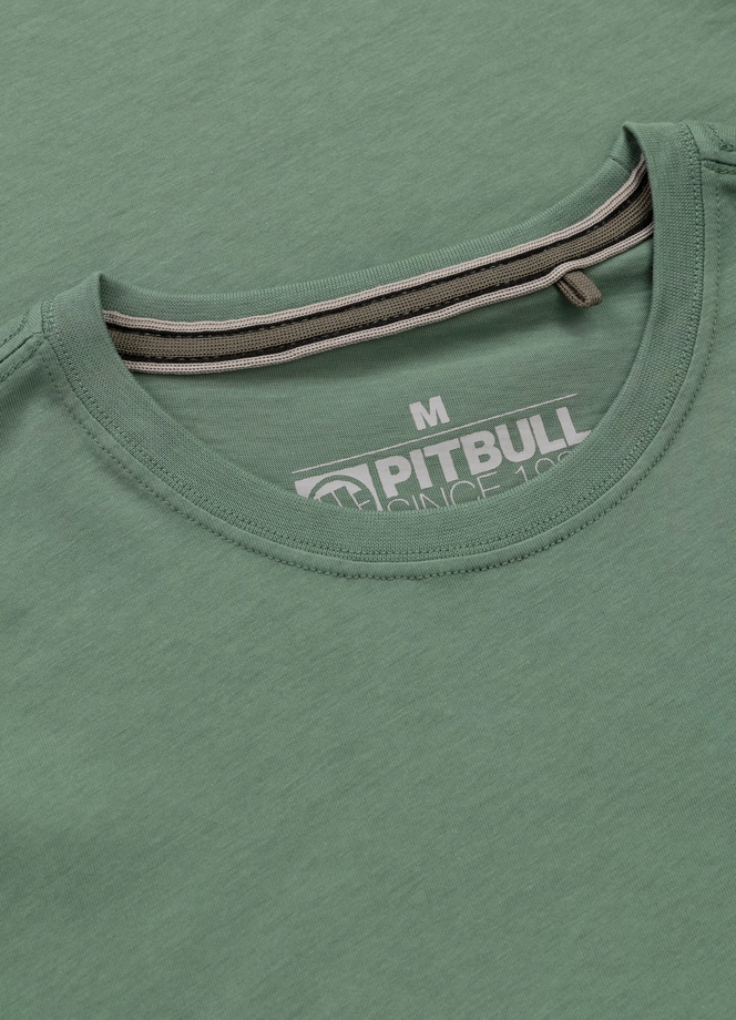 Koszulka męska T-Shirt Pit Bull Pitbull San Diego Born miętowa zielona