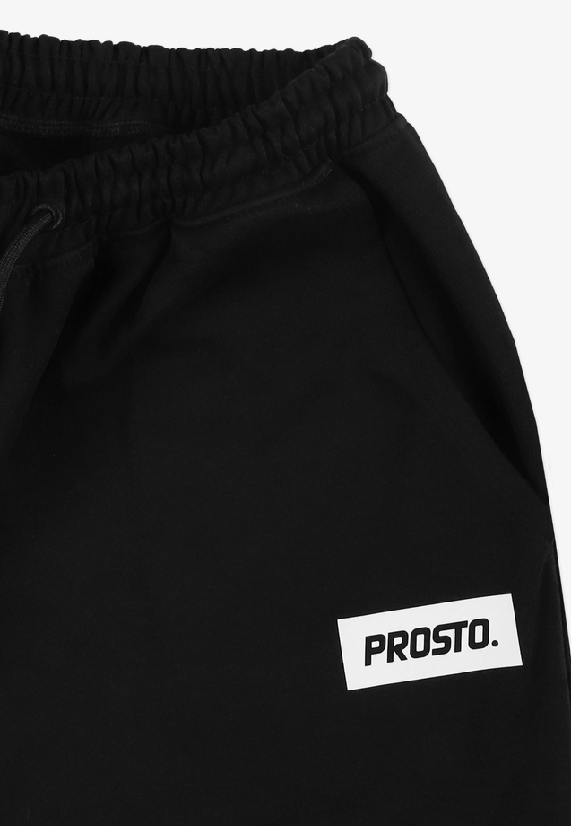 Spodnie dresowe męskie Baggy Prosto Box czarne