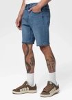 Spodenki szorty jeans męskie Pitbull Classic Wash Hornblend niebieskie
