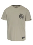 Koszulka męska T-Shirt Pit Bull Pitbull SD Stamp szara oliwkowa