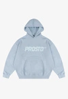 Bluza męska z kapturem Prosto Big Log Infinity jasno niebieska
