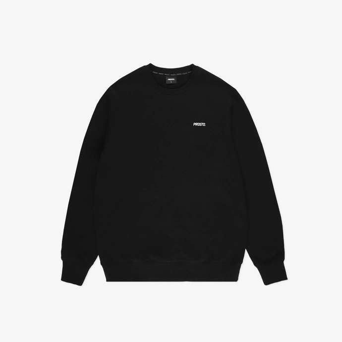 Bluza męska Prosto Basic crewneck czarna