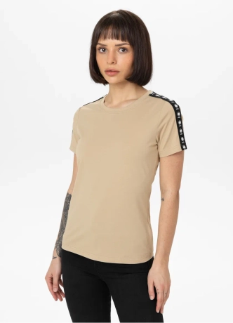 Koszulka damska T-shirt Pit Bull Tape Nugget beżowa