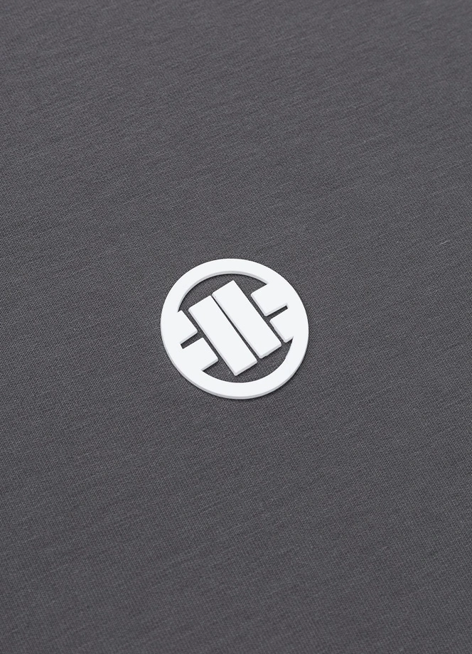Bluza męska bez kaptura Pit Bull Charger Small Logo grafitowa