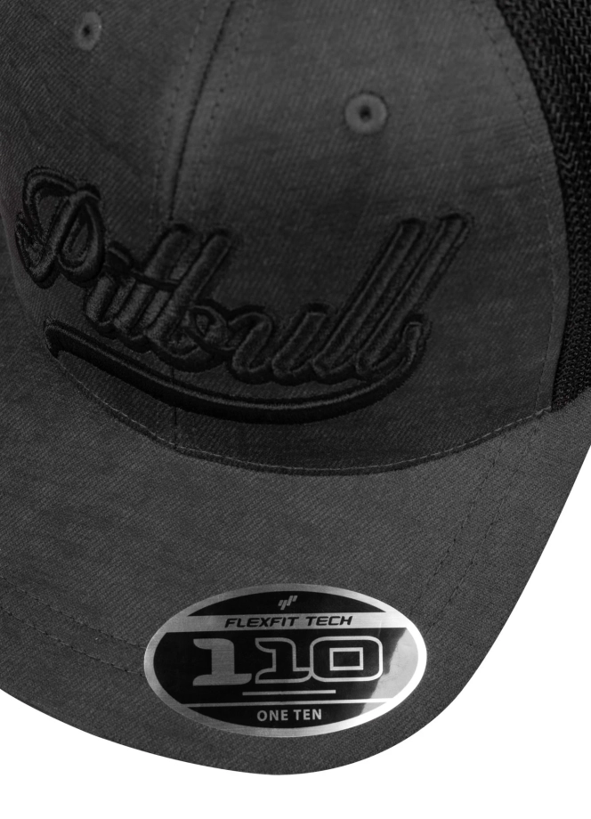 Czapka z daszkiem Snapback Mesh Pit Bull Pitbull Original grafitowa