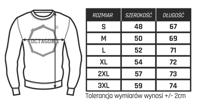 Bluza męska Octagon It's gonna hurt crewneck czarna